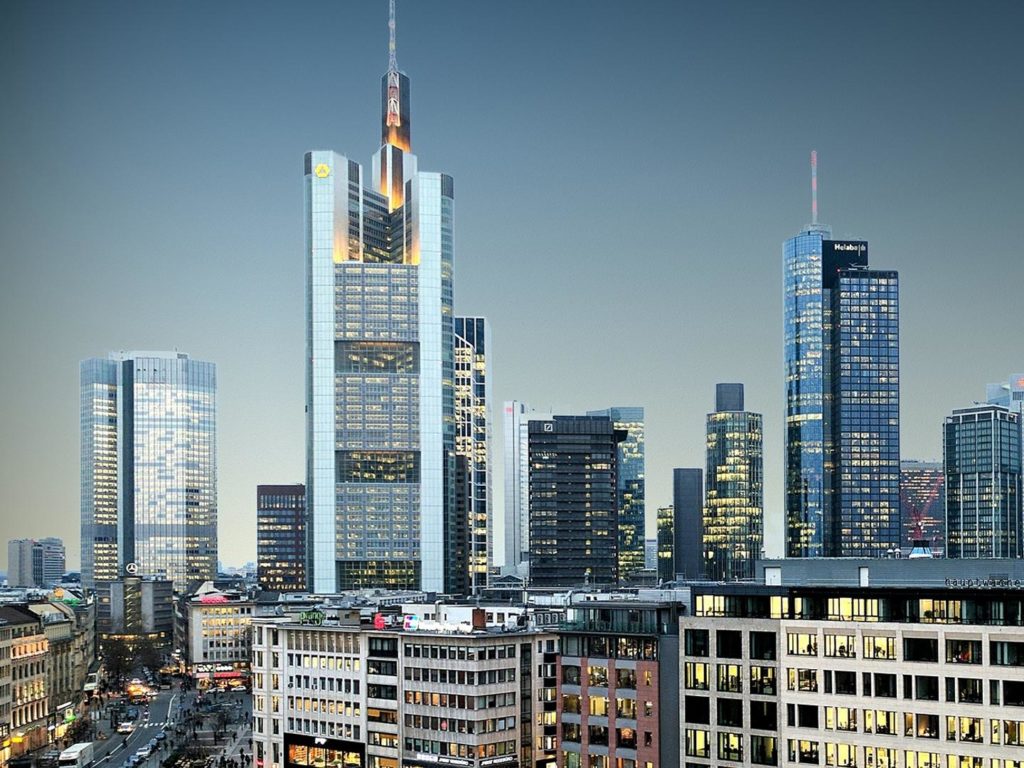 Ansicht der Stadt Frankfurt